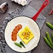 best 26cm enameled cast iron skillet with long handle